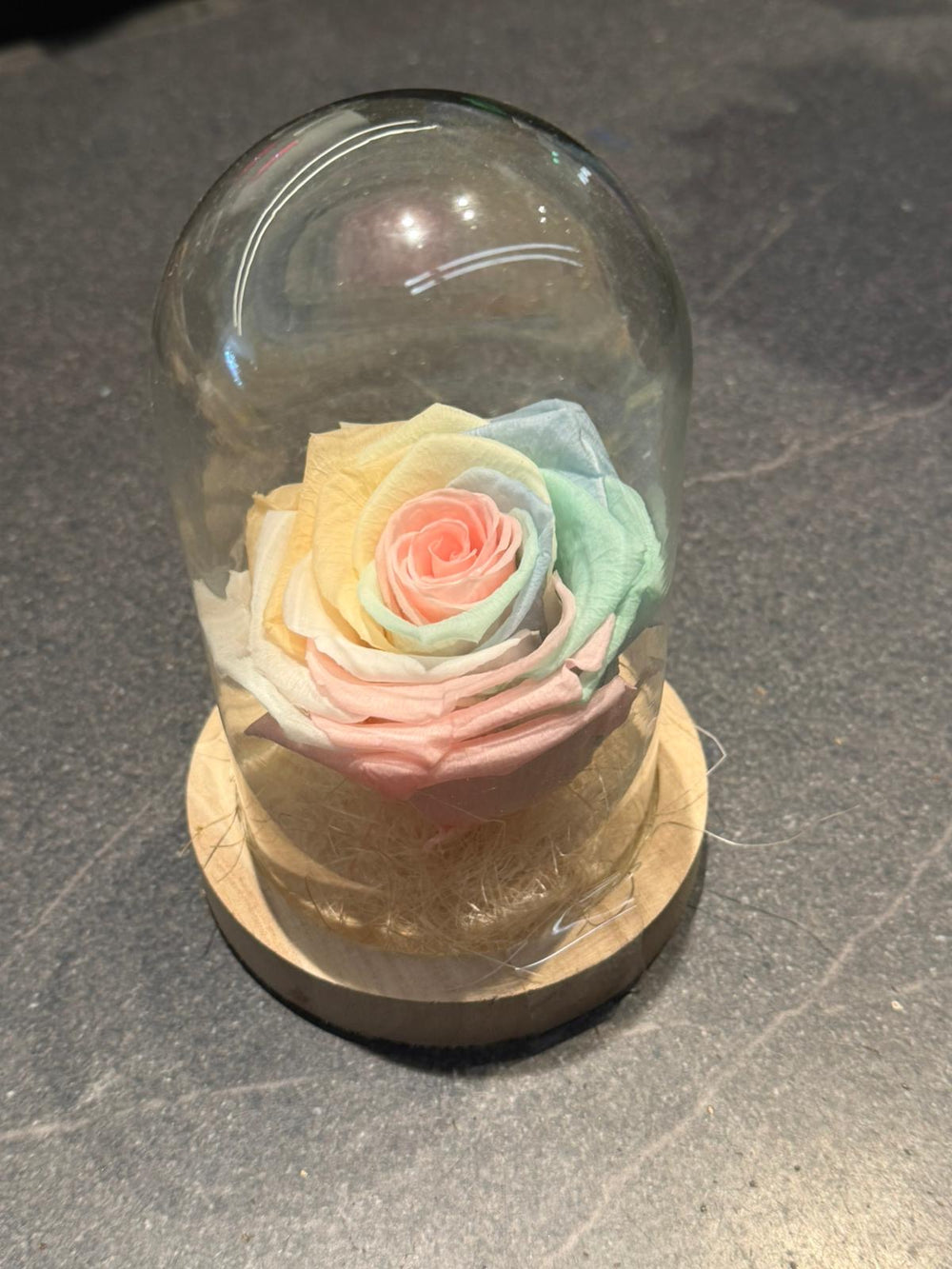 Preserve Roses in Glass