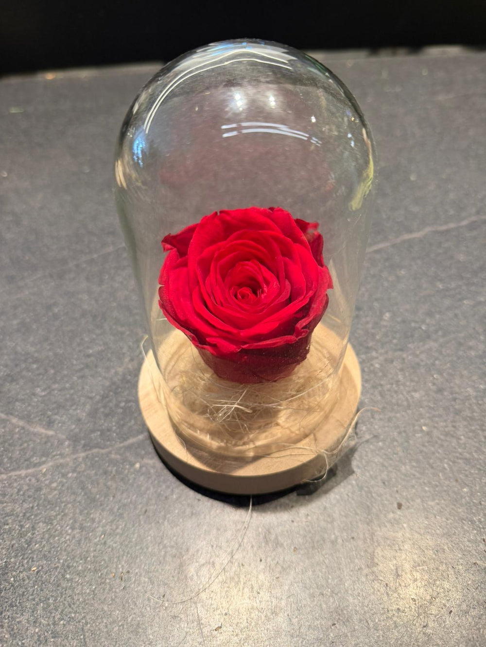 Preserve Roses in Glass